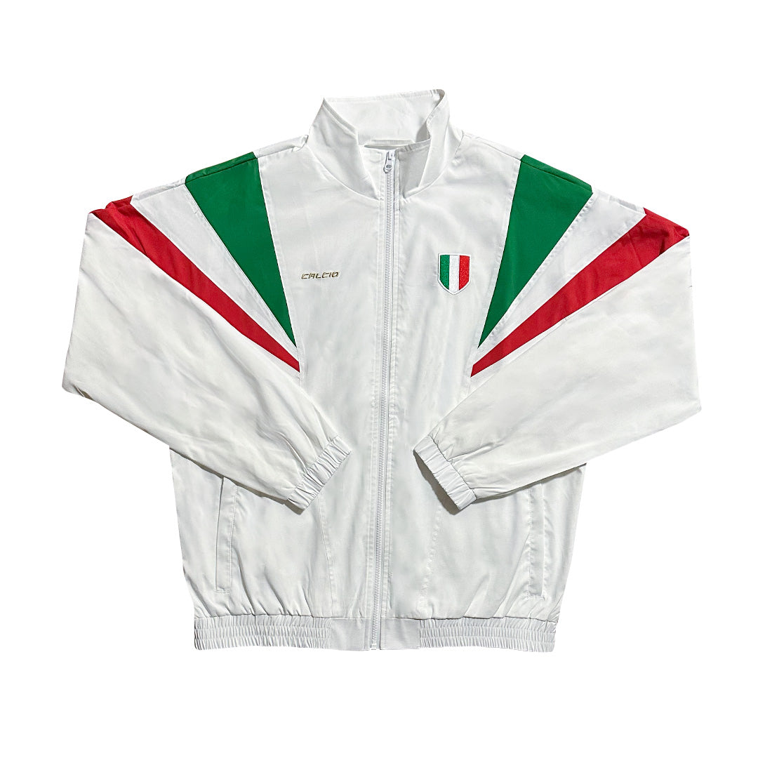 White Italia Windbreaker – ItalianFootballTV